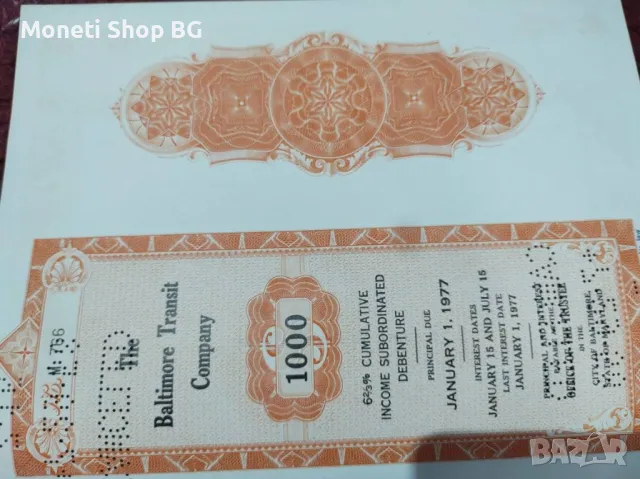 Американски ценни книжа, снимка 4 - Нумизматика и бонистика - 49046458