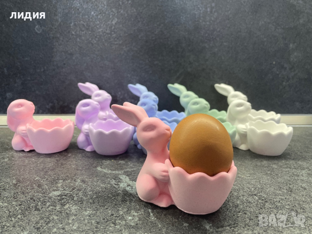 Керамична поставка за яйце , снимка 1 - Декорация за дома - 44901269