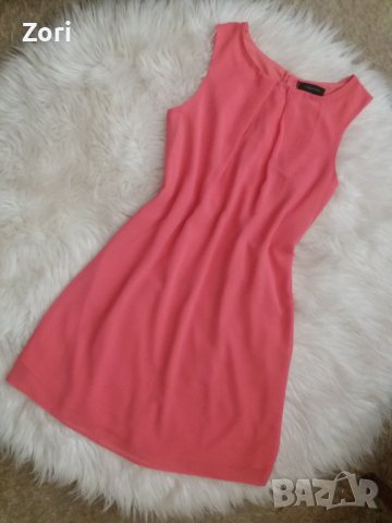 Розова рокля шифон с подплата свободен модел, снимка 2 - Рокли - 37895403