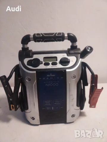 Зарядна станция за подаване на стартов ток на акумолатор, помпане на гуми, USB вход, AUX вход, освет, снимка 8 - Аксесоари и консумативи - 48622049