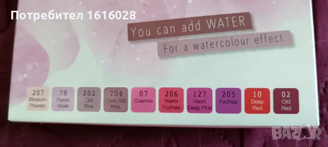 Комплект от 10 аква - маркера., снимка 2 - Други - 50164148