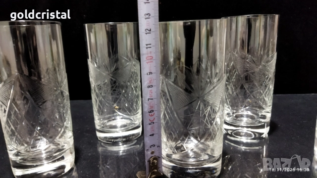 ретро кристални чаши , снимка 2 - Антикварни и старинни предмети - 51719058