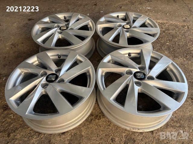 4 броя алуминиеви джанти за Seat Mii,Skoda Citigo,Volkswagen UP 15, снимка 4 - Гуми и джанти - 53165840