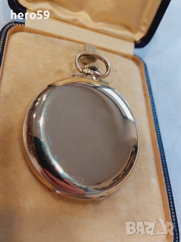 Джобен часовник Омега хронограф Златна 18к.Omega watch chrono-tachymetre Rare 18 carat yellow gold, снимка 5 - Мъжки - 43791330