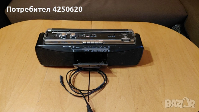 Радио касетофон шарп стерио японски, снимка 3 - Радиокасетофони, транзистори - 53055176