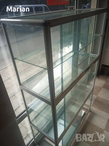 Алуминиева остъклена витрина за магазин / разглобена, снимка 4 - Витрини - 52087162