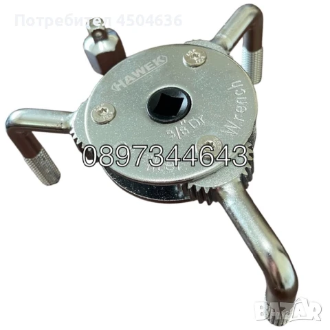 Скоба за маслен филтър тип "Паяк" , HAWEK , HW-1133, снимка 4 - Други инструменти - 50976956