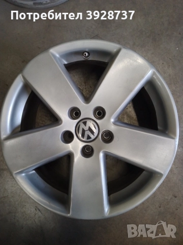 Джанти от VW - 17” ET47 7.5J 5x112 57.1, снимка 2 - Гуми и джанти - 52426342
