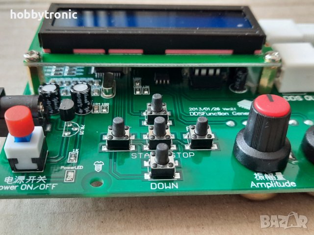 DDS генератор на сигнал 1Hz-65535Hz синусоидален, триъгълен, правоъгълен, ECG, Random , снимка 2 - Друга електроника - 36691406