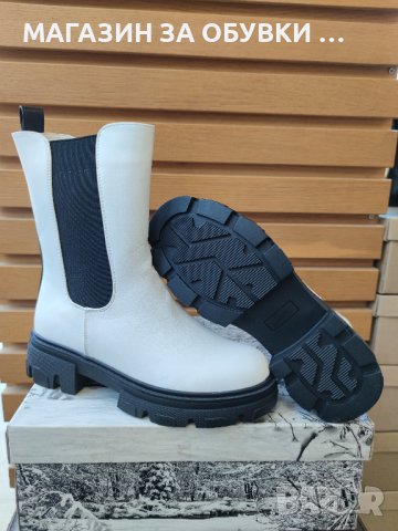 ДАМСКИ БОТИ тип "ЧЕЛСИ"- код:8007, снимка 4 - Дамски боти - 44081974