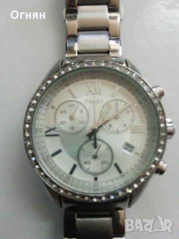 Часовник TIMEX Chronograph за Дами с камъни Сваровски