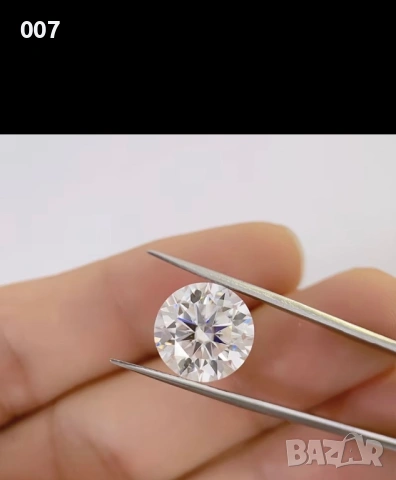 Мойсанит / Диамант 3.5mm 0.2ct + GRA сертификат