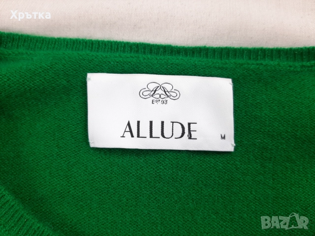 Allude - Оригинален дамски пуловер от 100% кашмир размер S, снимка 6 - Блузи с дълъг ръкав и пуловери - 52459963