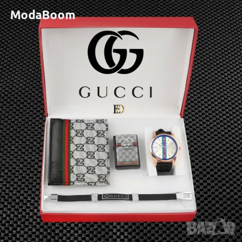 💪Gucci уникални мъжки подаръчни комплекти💪, снимка 3 - Портфейли, портмонета - 43505395