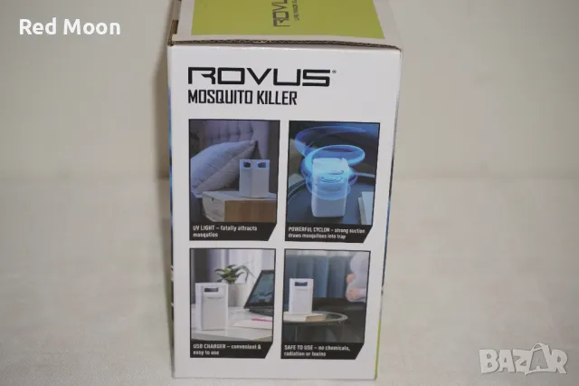 Уред срещу Комари Rovus Mosquito Killer, Преносим, UV светлина , снимка 11 - Други стоки за дома - 48852481