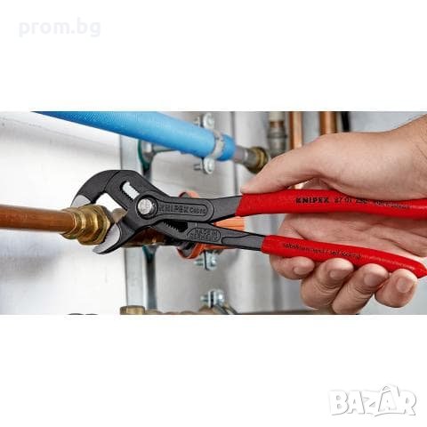 Knipex водопроводни клещи Кобра, Cobra 8701250, 250mm, Германия, снимка 2 - Клещи - 39149558