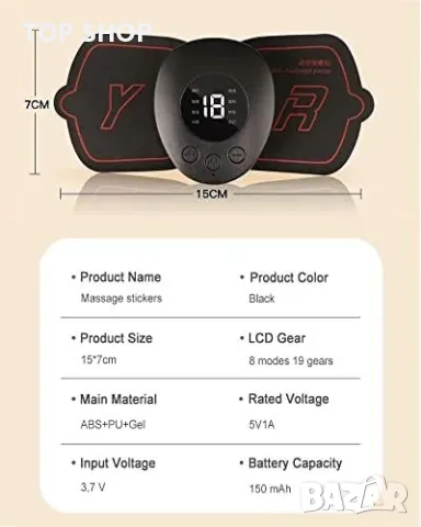 Нов Мини мускулен масажор/Облекчава болката/ръце шия рамене колене крака, снимка 8 - Масажори - 49239185