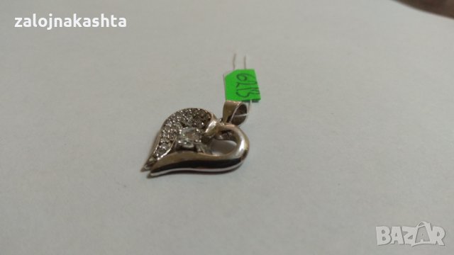 Сребърна висулка сърце , снимка 3 - Колиета, медальони, синджири - 26856860
