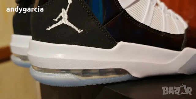  Nike Air Jordan Max Aura Black White ЧИСТО НОВИ 44.5ти номер 28.5см стелка с кутия , снимка 13 - Маратонки - 50066989