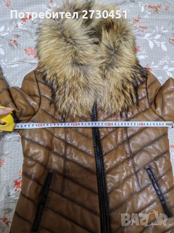 Кожено яке, снимка 6 - Якета - 29945420