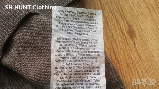 Jack & Jones 100% Super Fine Merino Wool размер L блуза 100% супер фина мерино вълна - 1597, снимка 11 - Блузи - 52656331