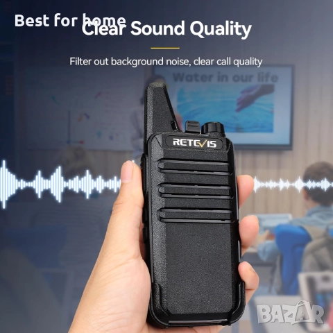 3 чифта  уоки-токи с 6-посочно зарядно устройство Retevis RT622, снимка 7 - Други - 52320431