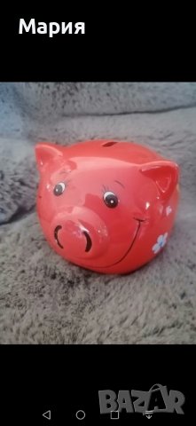 Керамична касичка Прасенце и метална касичка,, сърце,, , снимка 15 - Други - 39117157