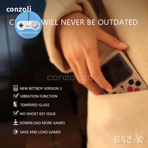 BittBoy version 3.5 конзола за видеоигри Neo Geo/GBA/GB/GBC/NES/SFC/ MD/FC/PS1, снимка 3 - Други игри и конзоли - 27070987