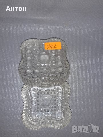 Стъклена кутийка за бижута., снимка 4 - Други ценни предмети - 32867650