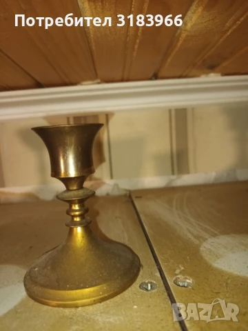 свещник от месинг № 9, снимка 1