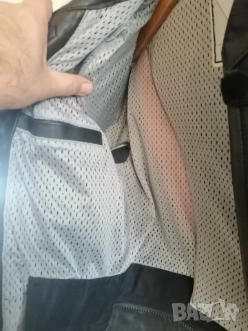 Кожено яке за моторист VANUCCI, снимка 9 - Якета - 52301913