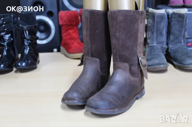 Детски ботуши черни Clarks Uk 9,1 2 EU 26,5 US10 CМ 16,1, снимка 1 - Детски боти и ботуши - 47276797