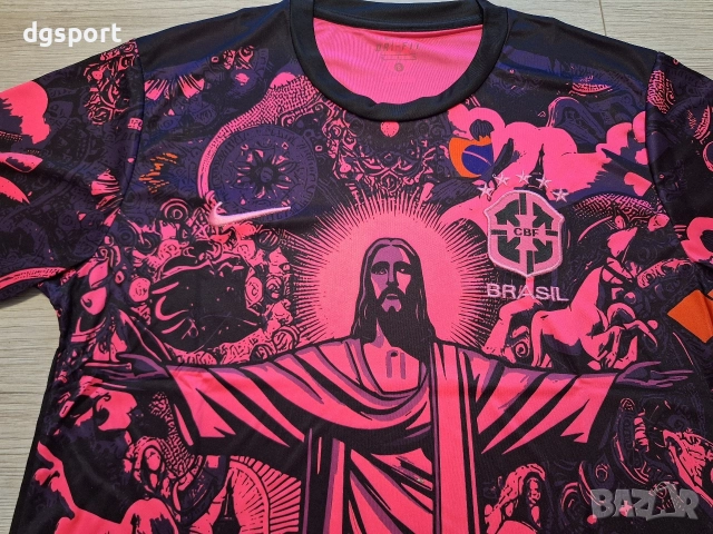 Флуоресцентна футболна тениска на Бразилия#Неймар#10!, снимка 4 - Футбол - 52063996