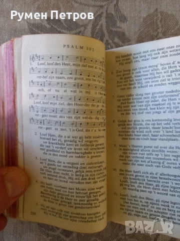 Сборник псалми, Германия ., снимка 2 - Антикварни и старинни предмети - 51787566