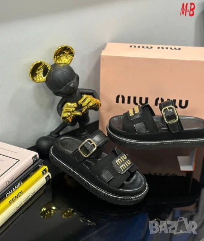 чехли Miu Miu , снимка 4 - Чехли - 50843085