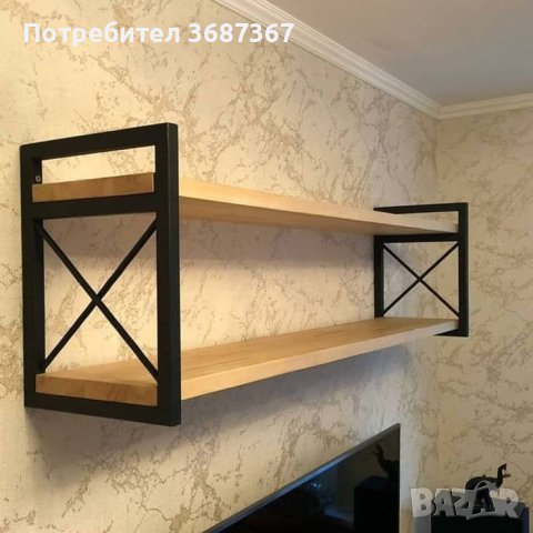 Етажерки , рафтове , полици , стойки , конзоли и рафтодържачи от ковано желязо, снимка 5 - Други стоки за дома - 39509627