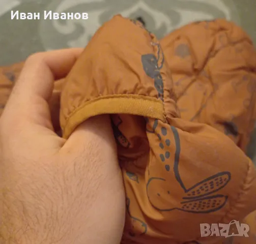 Чисто ново детско зимно яке - размер 9/12м, снимка 10 - Бебешки якета и елеци - 47479606