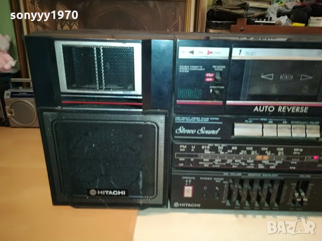 hitachi trk-w550e 2707211313, снимка 3 - Радиокасетофони, транзистори - 33640494