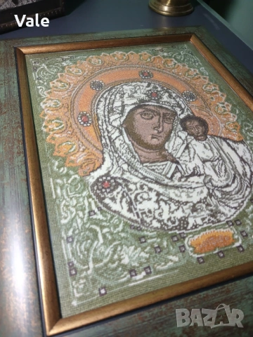 Гоблен „Казанската Мадона“, снимка 3 - Гоблени - 53064550