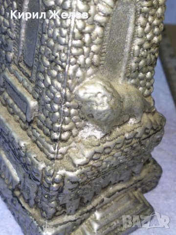 ПАМЕТНИКА на СВОБОДАТА на ШИПКА Стара ГОЛЯМА РЯДКА МЕТАЛНА СТАТУЕТКА СУВЕНИР от НРБ ПЕРИОДА 41390, снимка 5 - Колекции - 43952638