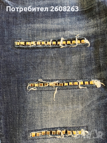 Дънки с капси М размер, снимка 4 - Дънки - 36550866