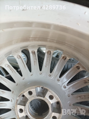 джанти Мерцедес (w212) е класа с гуми245/45/17, снимка 6 - Гуми и джанти - 52471685