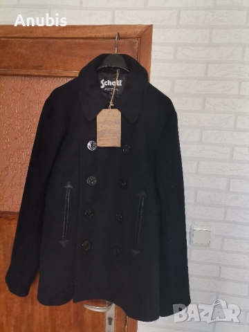 SCHOTT 740N Ново вълнено палто , снимка 3 - Палта - 52067690