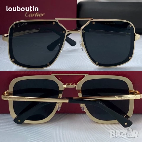 Cartier мъжки слънчеви очила 2 цвята, снимка 3 - Слънчеви и диоптрични очила - 50741556