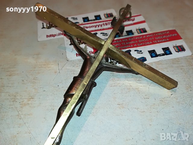 КРЪСТ С ХРИСТОС 1001231209, снимка 2 - Антикварни и старинни предмети - 39252224