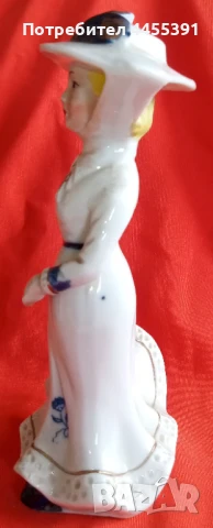 Скулптура елегантна дама на разходка, снимка 6 - Други ценни предмети - 50853167