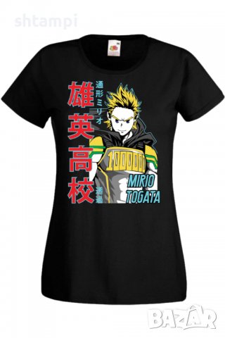 Дамска тениска Аниме Манга My Hero Academia Mirio Togata 02,Анимация,игра,Празник,Повод.
