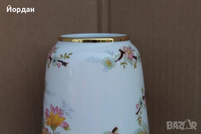 Немска порцеланова ваза, снимка 7 - Вази - 50606875