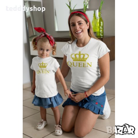 Комплект дамска и детска тениска QUEEN