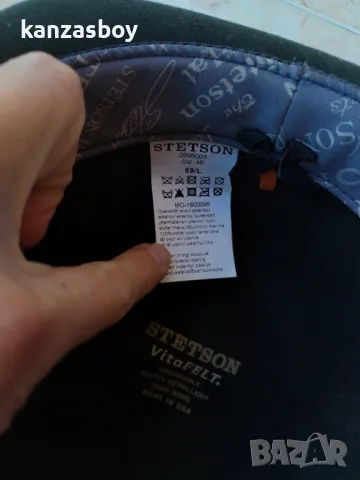 stetson vitafelt crushable water repellent - мъжка вълнена шапка 59/Л, снимка 11 - Шапки - 48732512